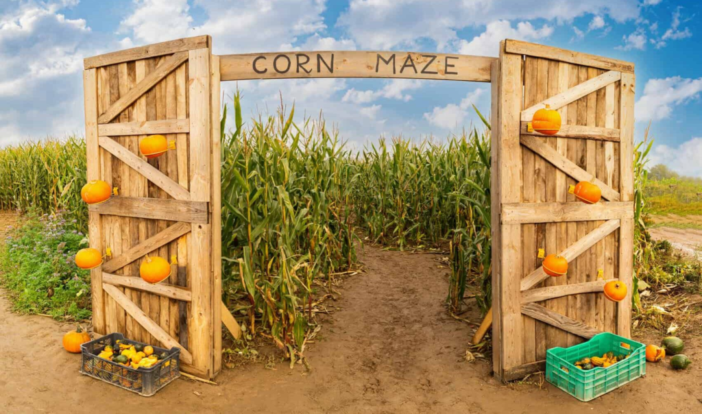 corn maze