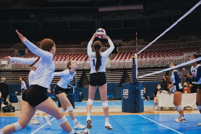 indoor volleyball court