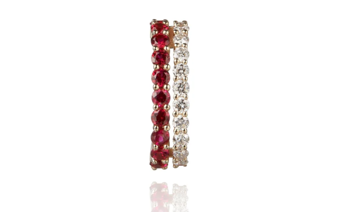 ruby studs